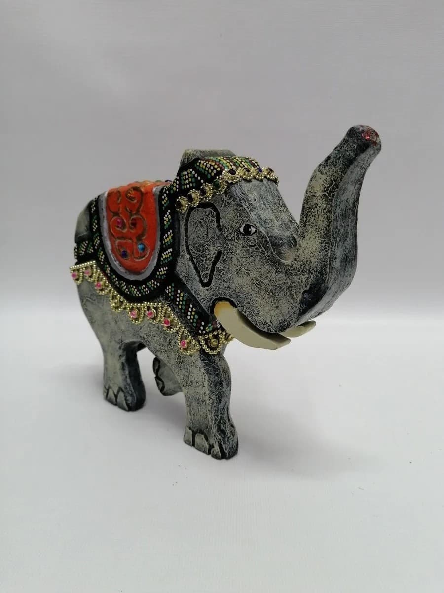 imagen de producto Elefante Hindu Madera Óleo Millare