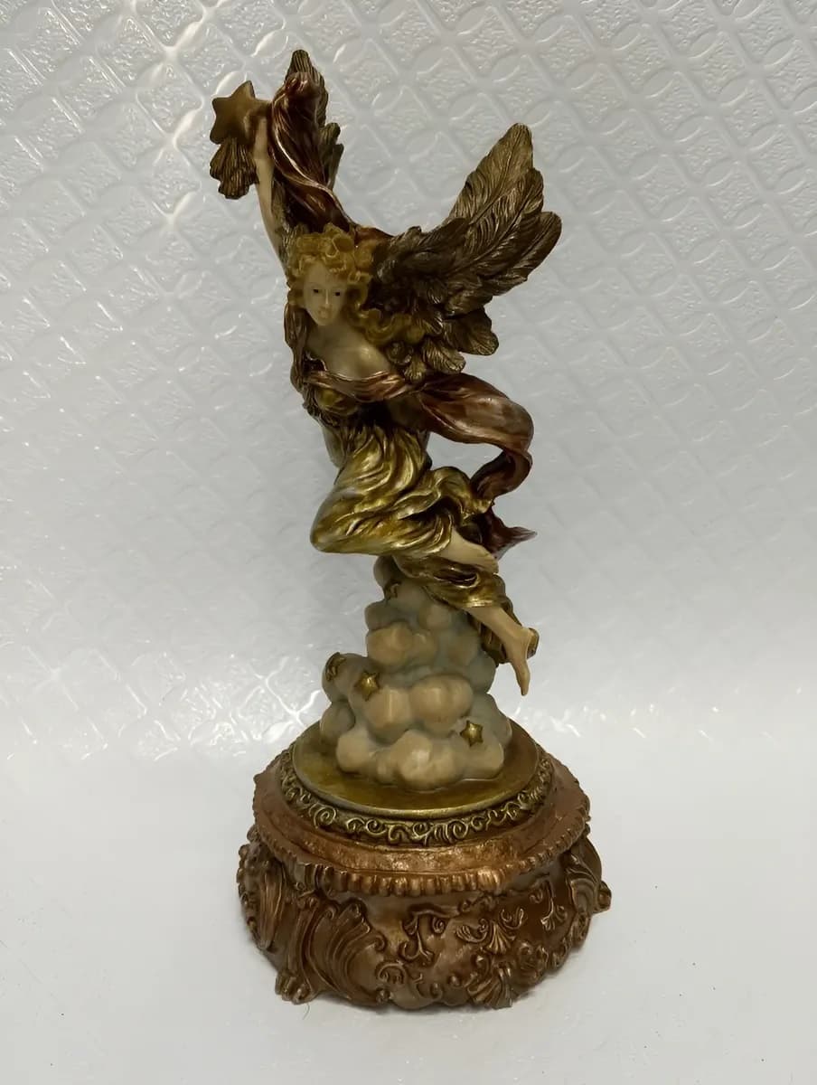 imagen de producto Escultura Angel Marmolina Y Laminilla