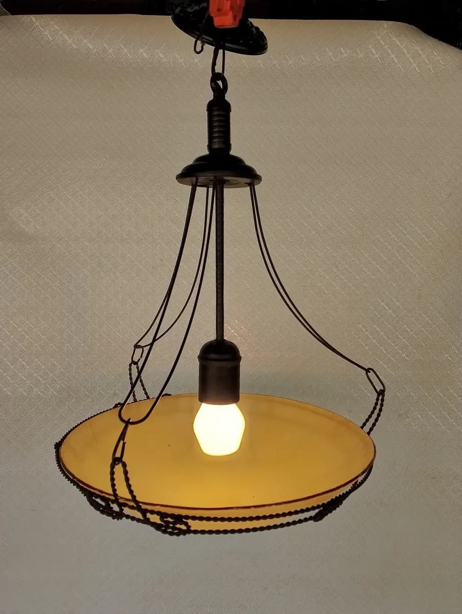 imagen de producto Lampara Techo Italy Cristal Y Antimonio