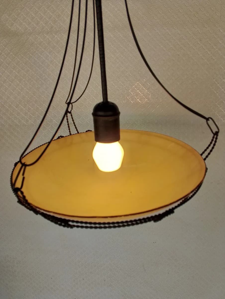 imagen de producto Lampara Techo Italy Cristal Y Antimonio