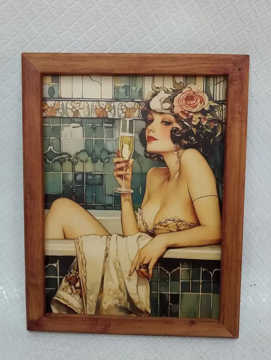 imagen de producto Cuadro Modelo Francesa Tina Retro