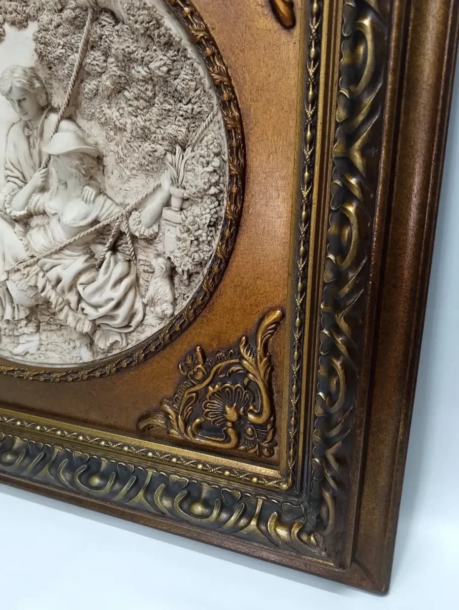 imagen de producto Cuadro Medallon Los Enamorados Santini