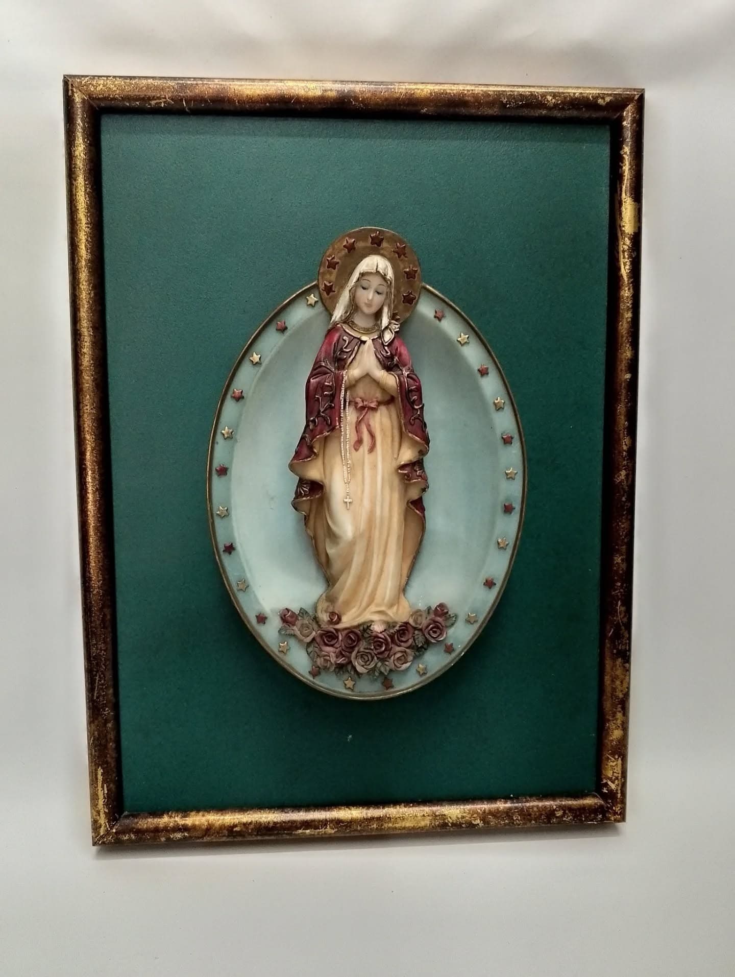 imagen de producto MEDALLON VÍRGEN MARIA MARMOLINA Y OLEO