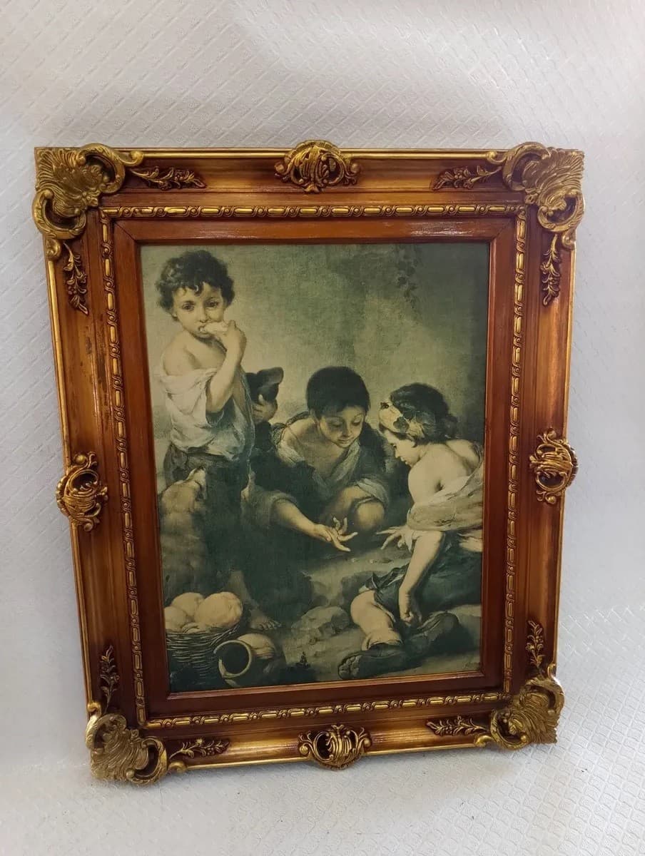 imagen de producto Cuadro Frances Lienzo Impreso Niños