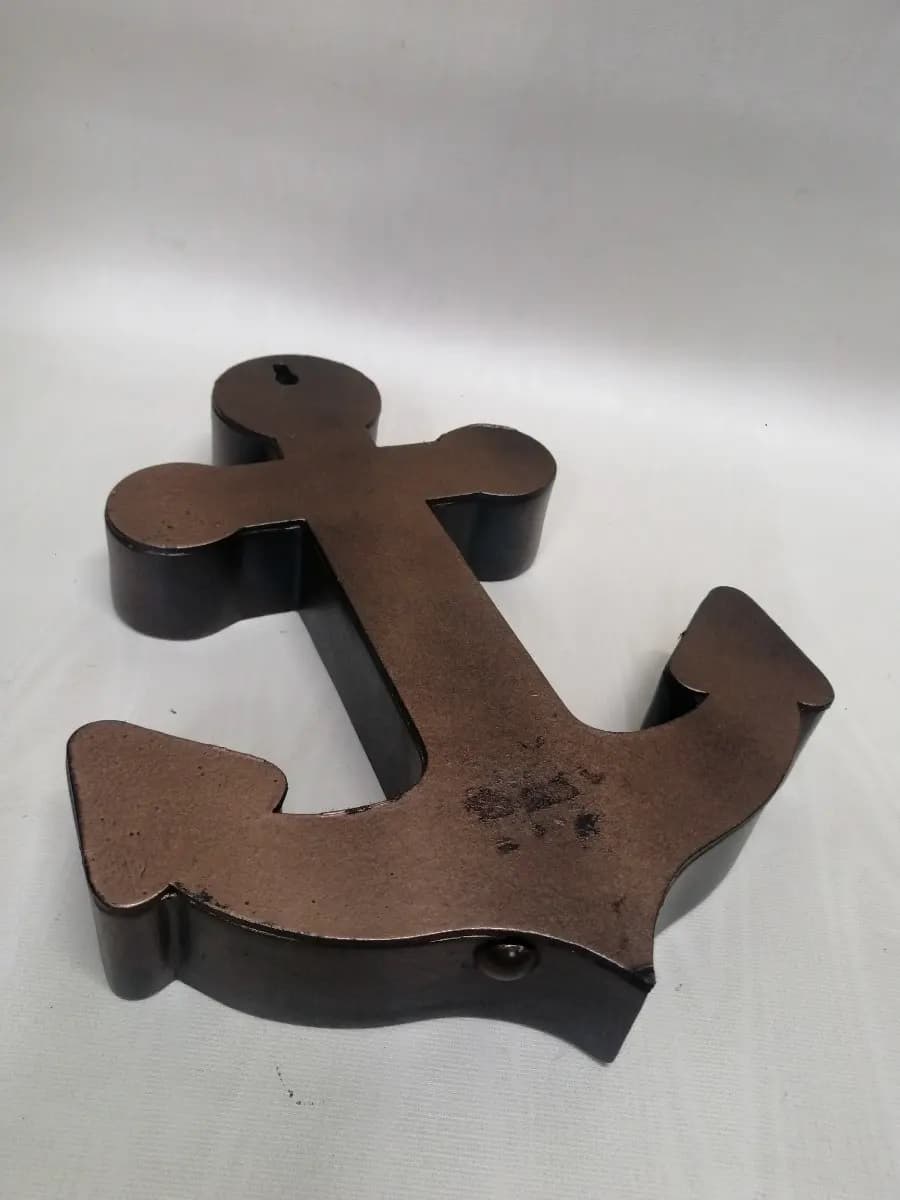 imagen de producto Cuadro De Ancla Antiguo U.s.a Marmolina Cobrizado