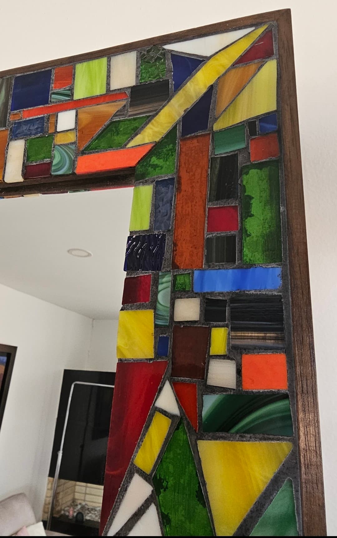 imagen de producto Espejo Marco Vitral hecho a Mano