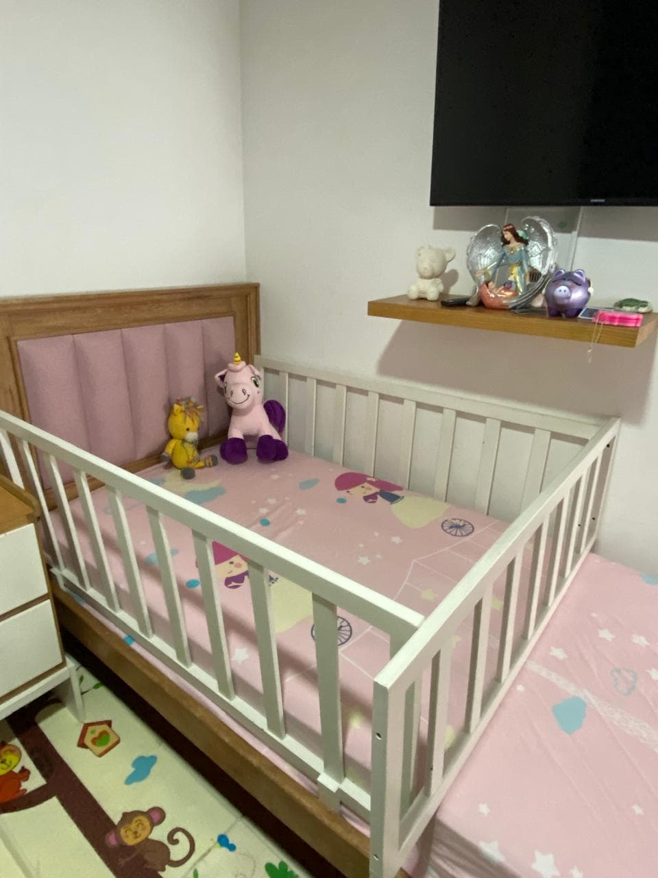 imagen de producto cama en roble de 1.90*1 mt