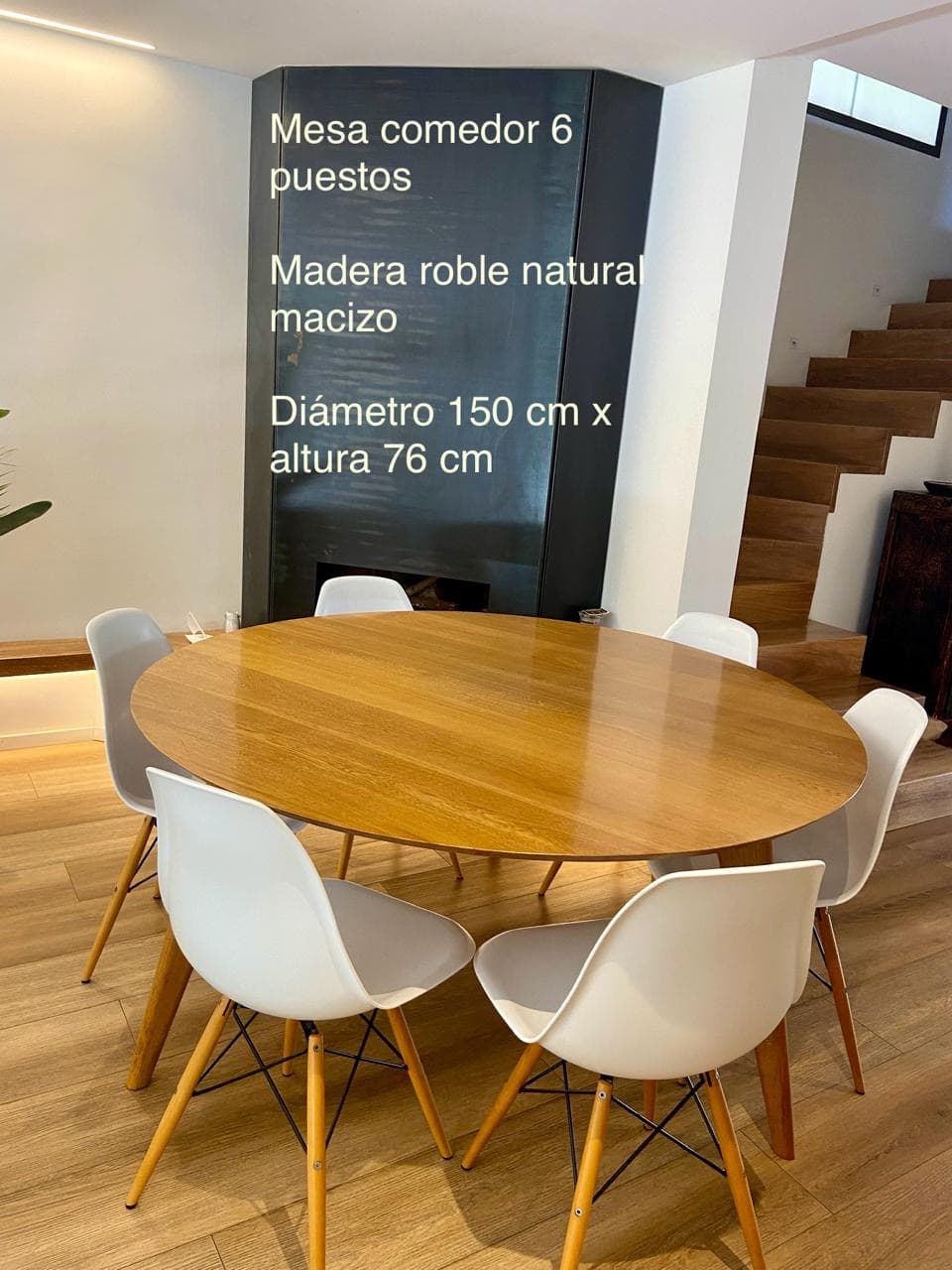 imagen de producto Comedor en roble 6 puestos