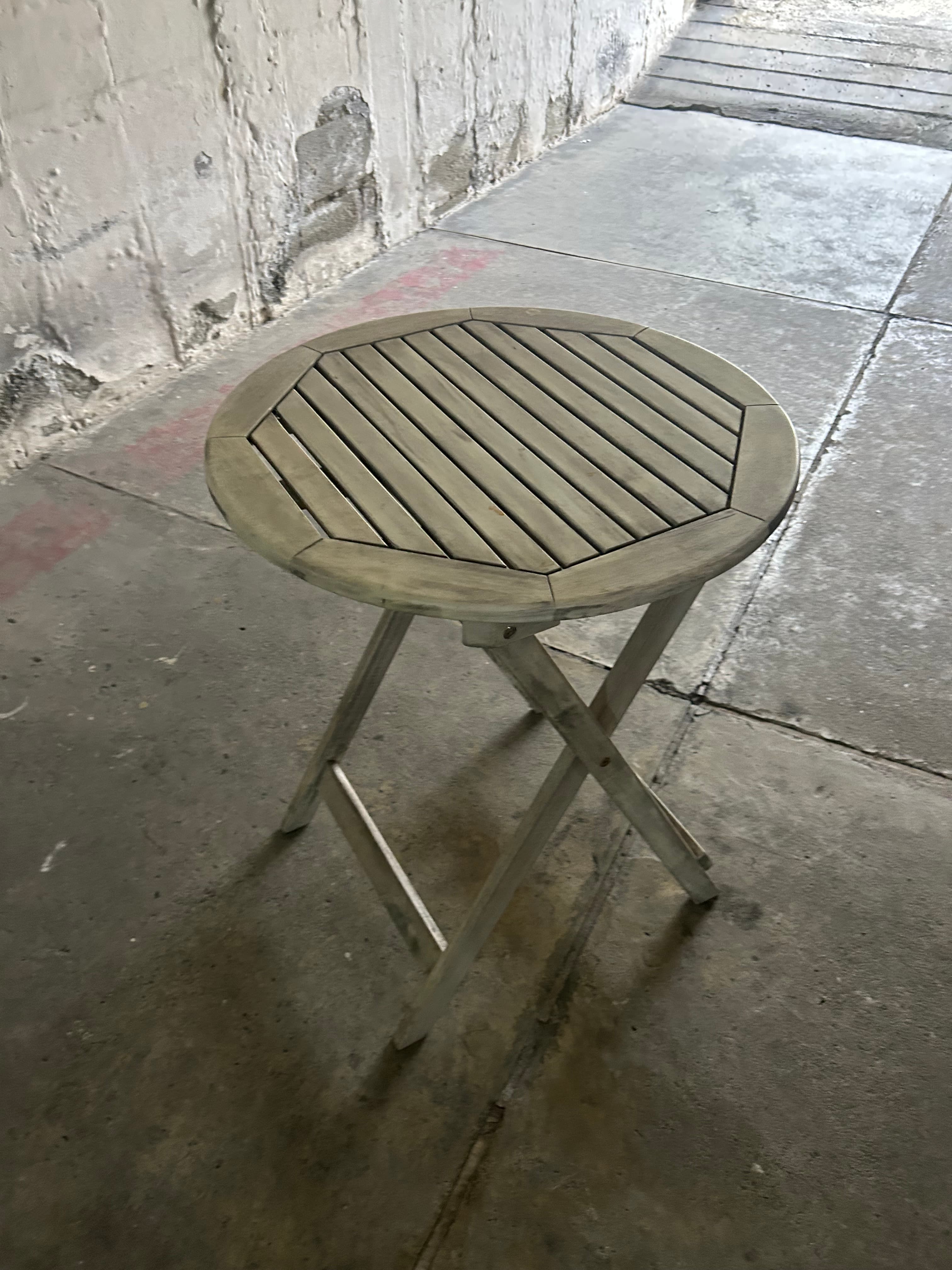 imagen de producto Mesa Auxiliar plegable redonda