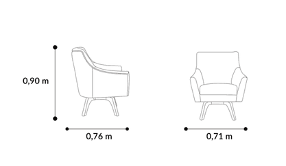 imagen de producto SILLON Giratorio Marca PURO CUERO