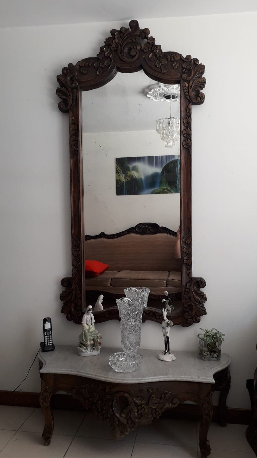 imagen de producto Espejo con consola antiguo